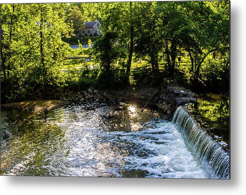 Waterfall Metal Print featuring the photograph Rock Creek Park Springtime No. 1 by Steve Ember