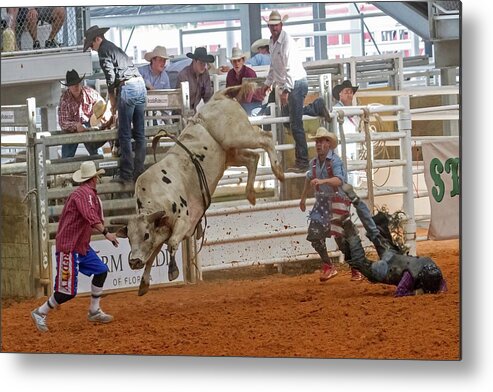 Arcadia Metal Print featuring the photograph Rodeo by Larry Linton