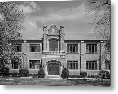 Rose Hulman Institute Of Technology Metal Print featuring the photograph Rose- Hulman Institute of Technology Moench Hall by University Icons