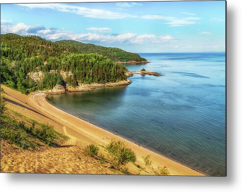 Saint Lawrence River Metal Print featuring the photograph Saint Lawrence River Bank by Elvira Peretsman