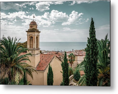 Horizontal Metal Print featuring the photograph San Remo, Italy by Benoit Bruchez