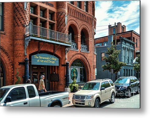 Savannah Metal Print featuring the photograph Savannah College of Art and Design by Shelia Hunt