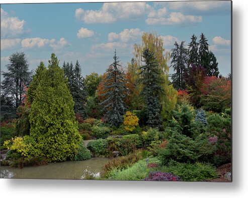 Botanical Garden Metal Print featuring the photograph Scenic Garden by Jerry Cahill