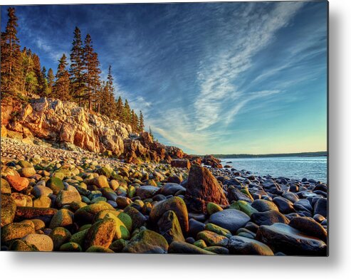Acadia National Park Metal Print featuring the photograph Schoodic 0495 by Greg Hartford