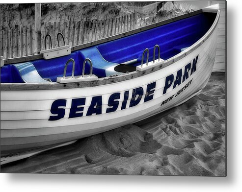 Jersey Shore Metal Print featuring the photograph Seaside Park New Jersey SC by Susan Candelario