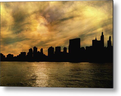Silhouette Metal Print featuring the photograph September Silhouette by Cate Franklyn