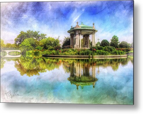 Nathan Frank Bandstand Metal Print featuring the photograph Serenity by Randall Allen