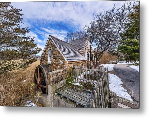 Mill Metal Print featuring the photograph Setauket Mill House by Sean Mills