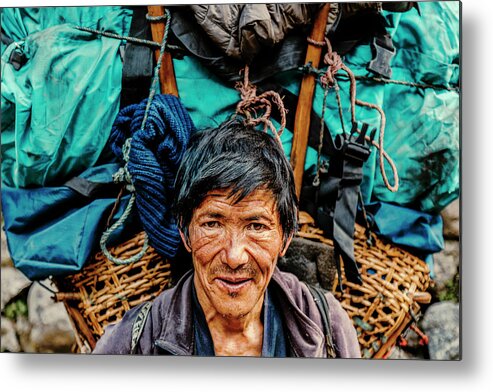Nepal Metal Print featuring the photograph Sherpa by Jose Luis Vilchez
