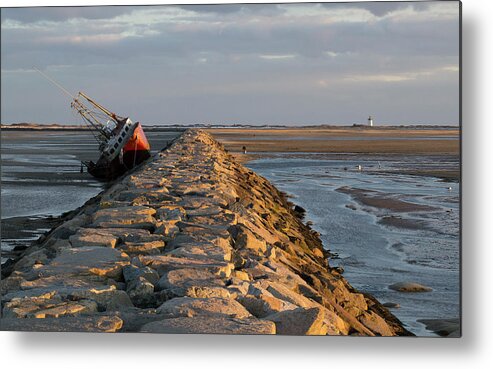 Provincetown Metal Print featuring the photograph Ship Wrecked by Ellen Koplow