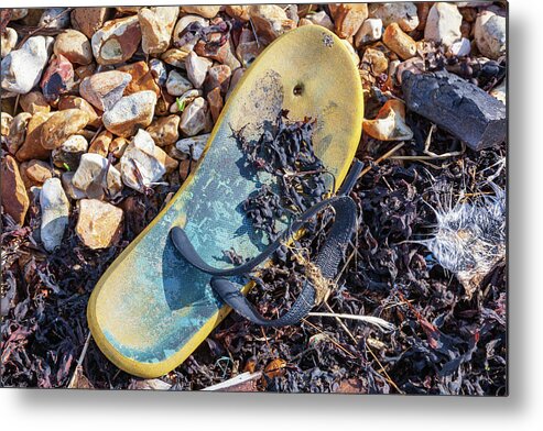 United Kingdom Metal Print featuring the photograph Shoe Pebbles by Richard Donovan