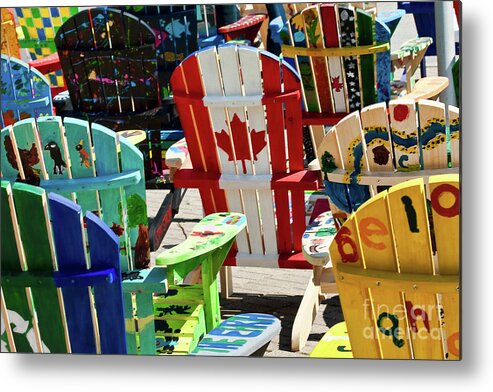 Canada Day Metal Print featuring the photograph Sitting Proud by Marilyn Cornwell