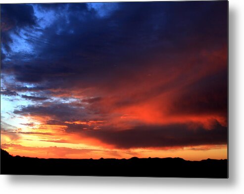 Sky Fire Metal Print featuring the photograph SkyFire 4 by Gene Taylor