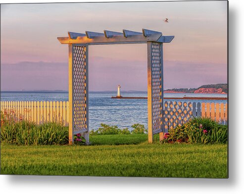 Sodus Point Lighthouse Metal Print featuring the photograph Sodus Point Lighthouse View by Rod Best