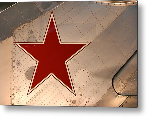 Cold War Metal Print featuring the photograph Soviet Star by Steinphoto