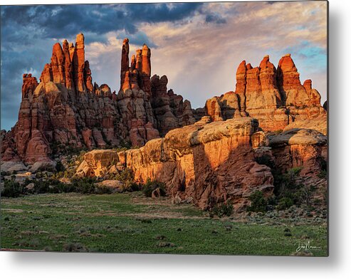 Desert Metal Print featuring the photograph Spires at Devil's Kitchen by Dan Norris