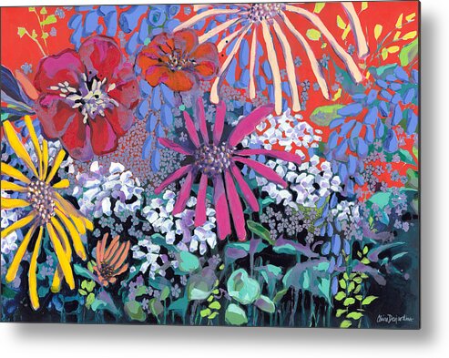 Abstract Metal Print featuring the photograph Springtime All of the Time by Claire Desjardins