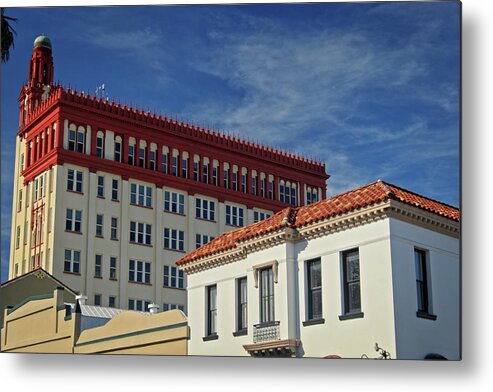 Spanish Metal Print featuring the photograph St. Augustine Architecture by George Taylor