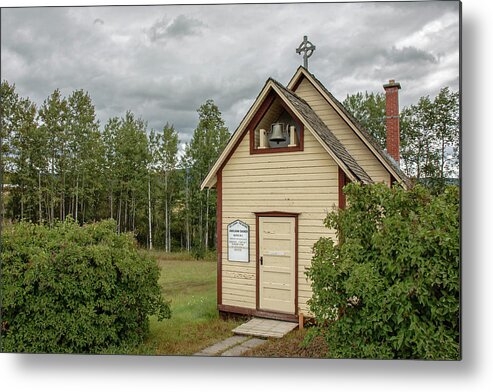 Church Metal Print featuring the photograph St. John the Divine Anglican Church in Quick British Columbia by Mary Lee Dereske