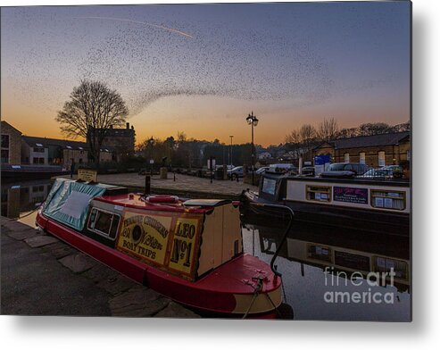 England Metal Print featuring the photograph Starling Murmurations by Tom Holmes Photography