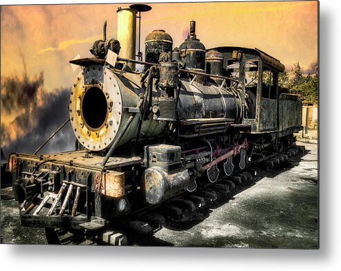 Steam Metal Print featuring the photograph Steam locomotive of the 99 N2 by Micah Offman