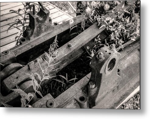 Steamboat Engine Metal Print featuring the photograph Steamboat Engine Parts by Robert J Wagner