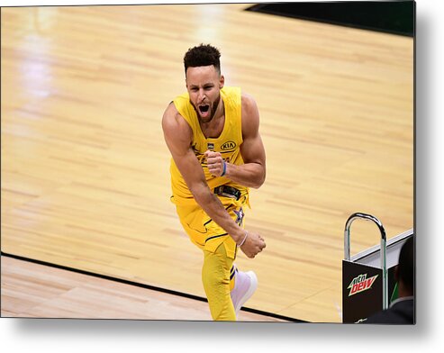 Stephen Curry Metal Print featuring the photograph Stephen Curry by Adam Hagy