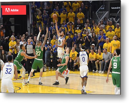 Stephen Curry Metal Print featuring the photograph Stephen Curry by Brian Babineau