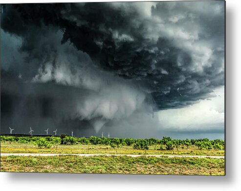 Tornado Metal Print featuring the photograph Sterling City, TX Tornado by James Menzies