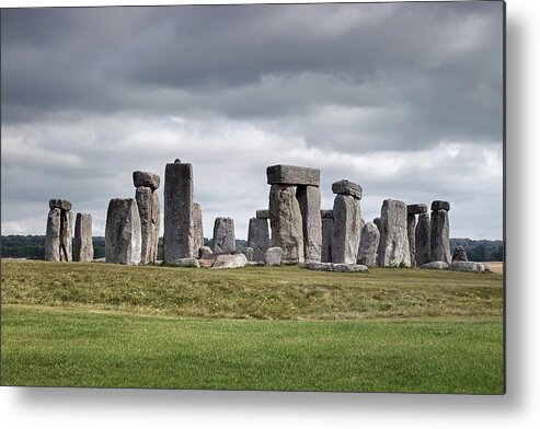 Stonehenge Metal Print featuring the photograph Stonehenge in England by Maria Meester