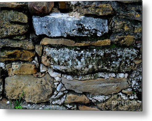 Wall Photography Metal Print featuring the photograph Stones from the Past by Expressions By Stephanie