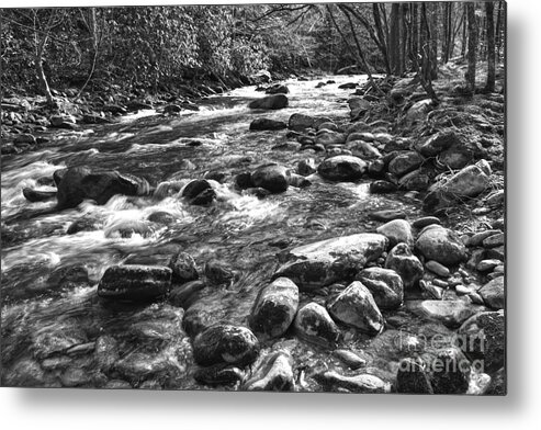 Tennessee Metal Print featuring the photograph Stones In A River by Phil Perkins