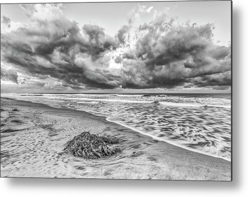 Carlsbad Metal Print featuring the photograph Storm Clouds Carlsbad California by Joseph S Giacalone