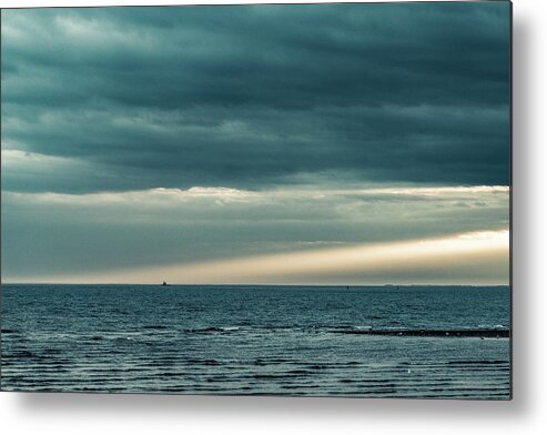 Landscape Metal Print featuring the photograph Storm Spotlight by Rich Kovach