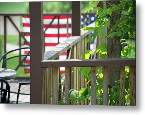 Flag Metal Print featuring the photograph Summer Flag by Bruce Gourley
