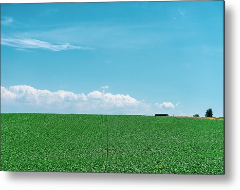 Scenics Metal Print featuring the photograph Summer landscape by Liyao Xie