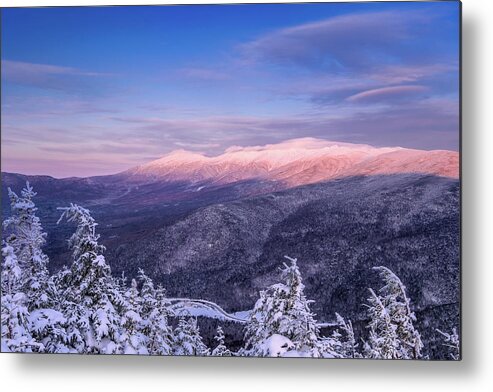Highland Center Metal Print featuring the photograph Summit Views, Winter On Mt. Avalon by Jeff Sinon
