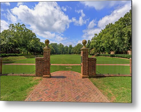 William & Mary Metal Print featuring the photograph Sunken Garden at William and Mary by Jerry Gammon