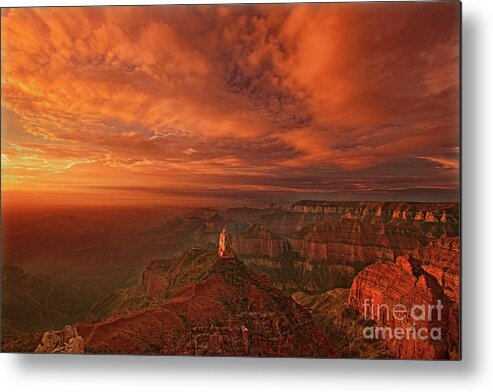 Dave Welling Metal Print featuring the photograph Sunrise Clouds North Rim Grand Canyon National Park Arizona by Dave Welling