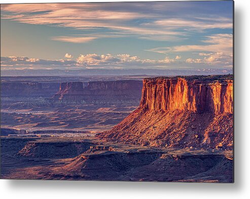 Canyonlands Metal Print featuring the photograph Sunset at Orange Cliffs by Kenneth Everett