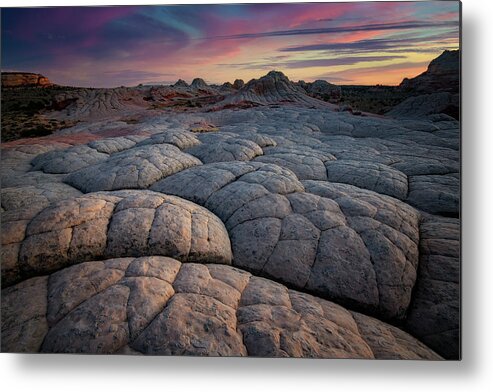 Arizona Metal Print featuring the photograph Sunset at White Pocket by Michael Ash