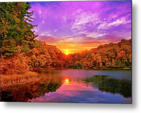 Sunset Metal Print featuring the photograph Sunset Deluge by Christina Rollo