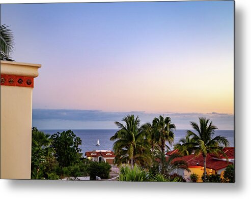 Arch Metal Print featuring the photograph Sunset in Cabo by Cindy Robinson
