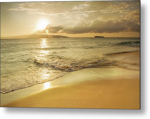 Maui Beach Sunset Metal Print featuring the photograph Sunset in Maui by Kunal Mehra