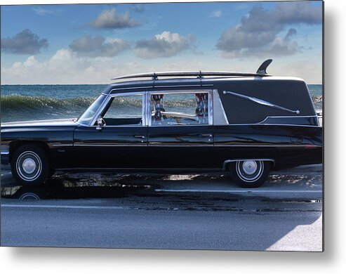 Surfer Metal Print featuring the photograph Surfer Wagon by Laura Fasulo