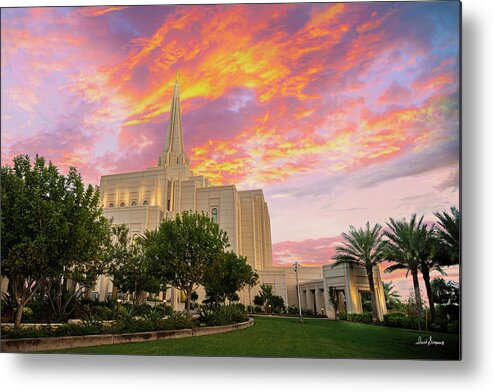 Gilbert Temple Metal Print featuring the photograph Sympathy Of Colors by David Simpson