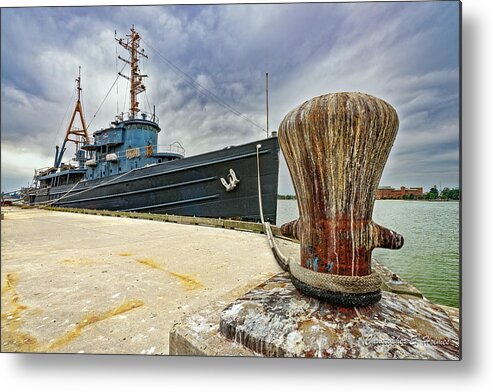 Ship Metal Print featuring the photograph Tamaroa Zuni Berthed by Christopher Holmes