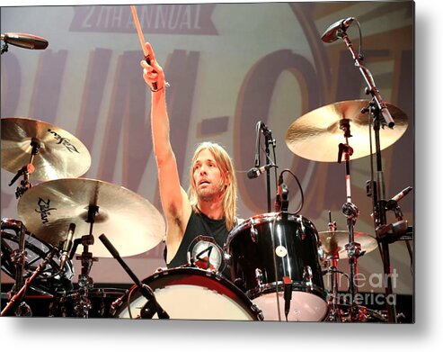 Taylor Metal Print featuring the photograph Taylor Hawkins by Action