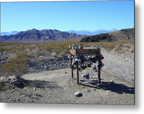 California Metal Print featuring the photograph Teakettle Junction by Jonathan Babon
