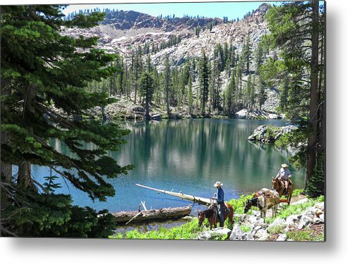 California Metal Print featuring the photograph Teal Water by Diane Bohna